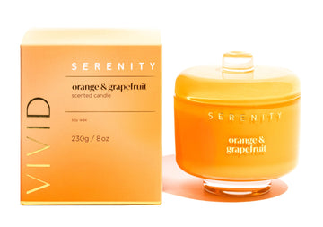 Serenity Vivid Orange & Grapefruit 230g Candle