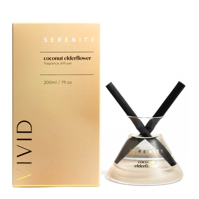 Serenity Vivid Coconut Elderflower 200ml Diffuser