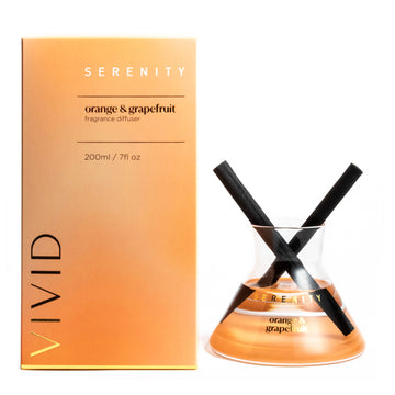 Serenity Vivid Orange & Grapefruit 200ml Diffuser