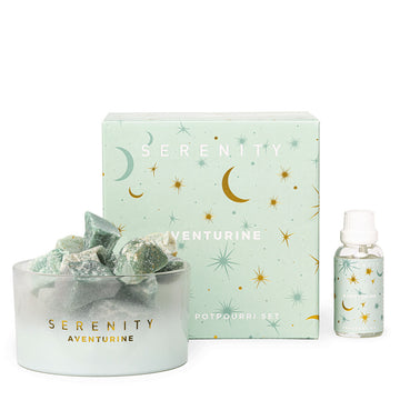 Serenity Crystal Potpourri Oil Aventurine